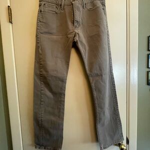 Levi's Men's 513 Straight Gray Jeans